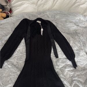 Jessica Simpson Black Long Sleeve Dress